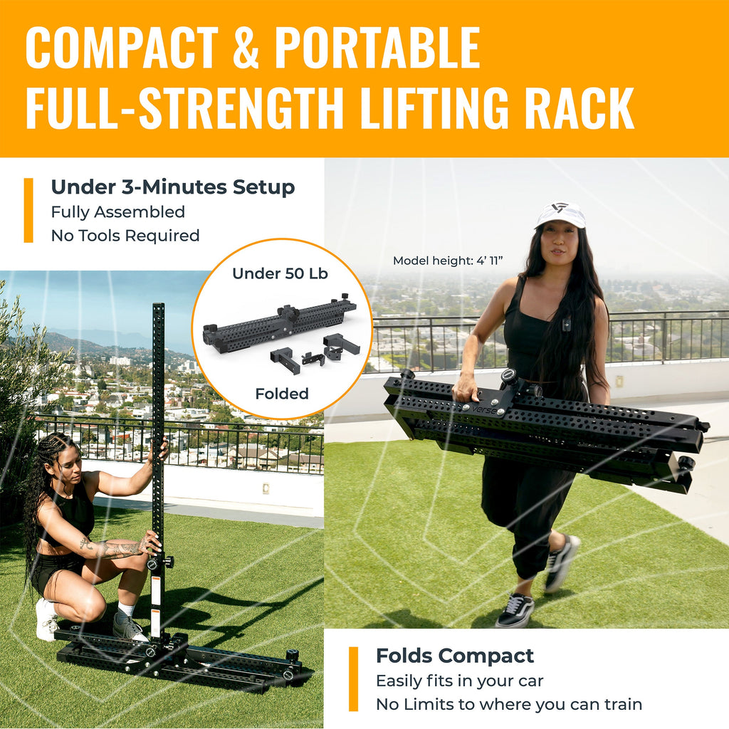 Verse® Agile Rack NEO — Ultra-lightweight Portable Squat Rack