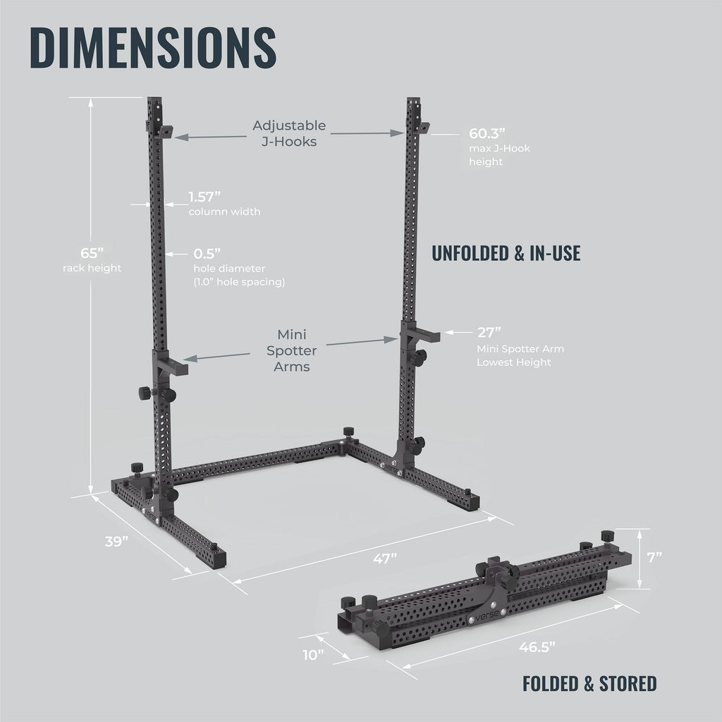 Verse® Agile Rack NEO — Ultra-lightweight Portable Squat Rack