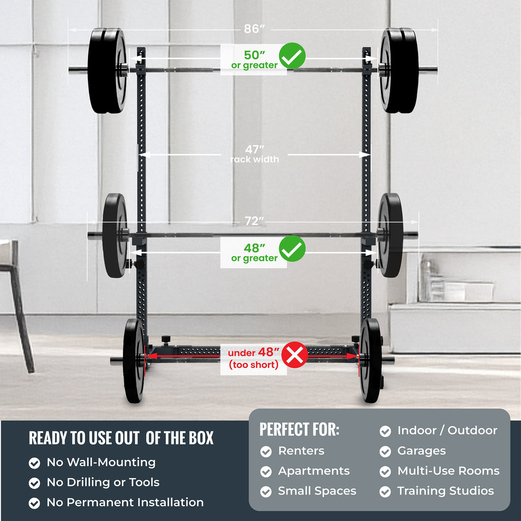 Verse® Agile Rack NEO — Ultra-lightweight Portable Squat Rack