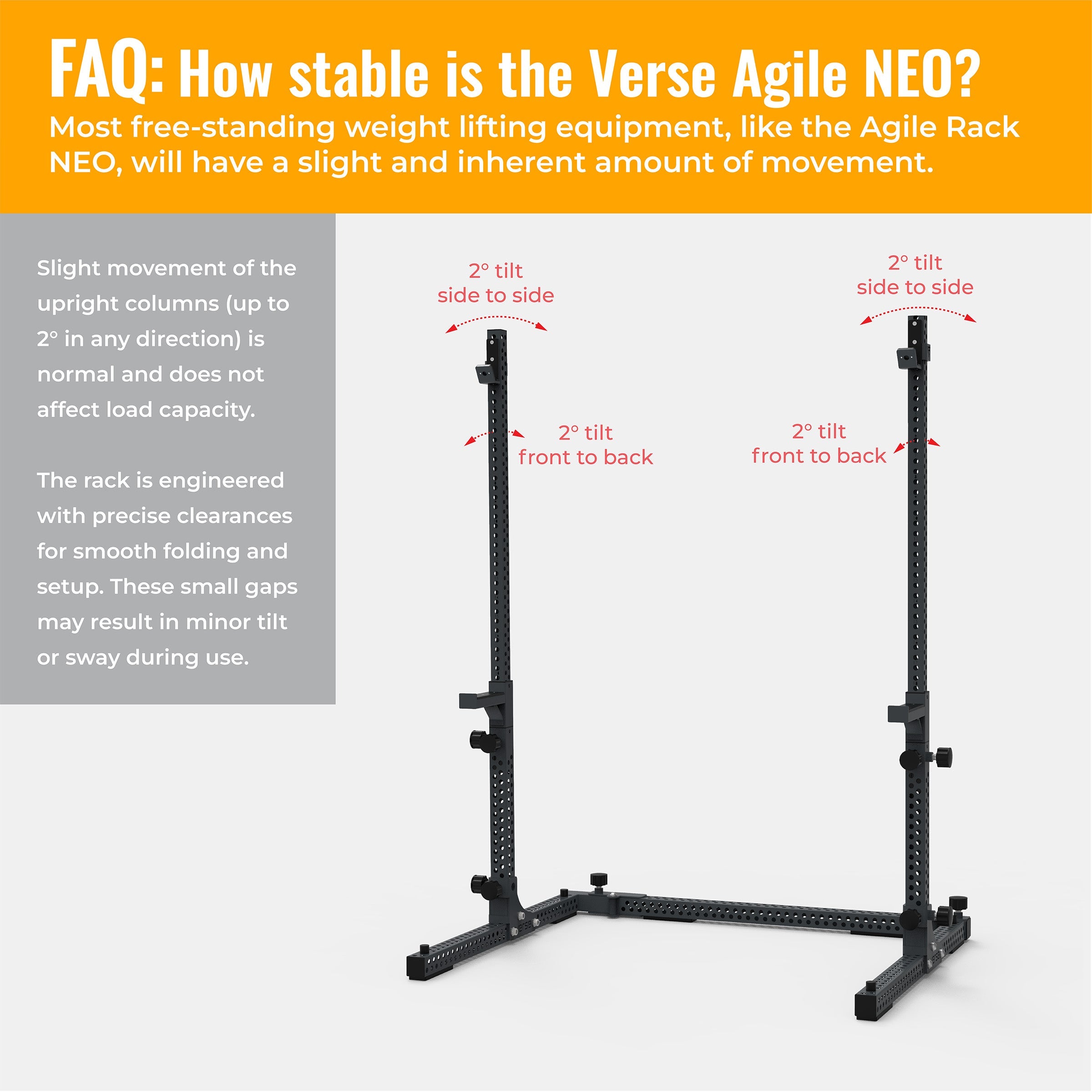 Verse® Agile Rack NEO — Ultra-lightweight Portable Squat Rack