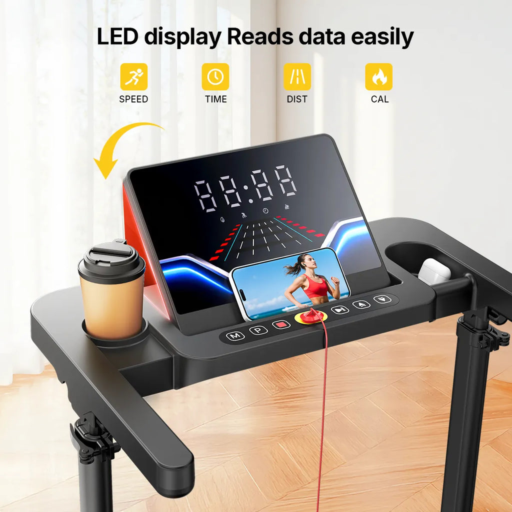 Toputure TP7 Standing Desk Treadmill with Laptop Desk