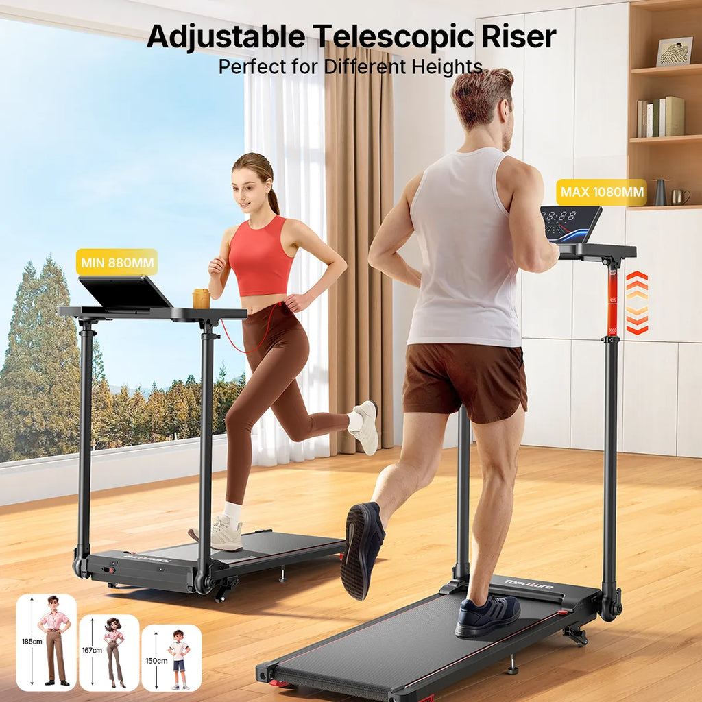 Toputure TP7 Standing Desk Treadmill with Laptop Desk