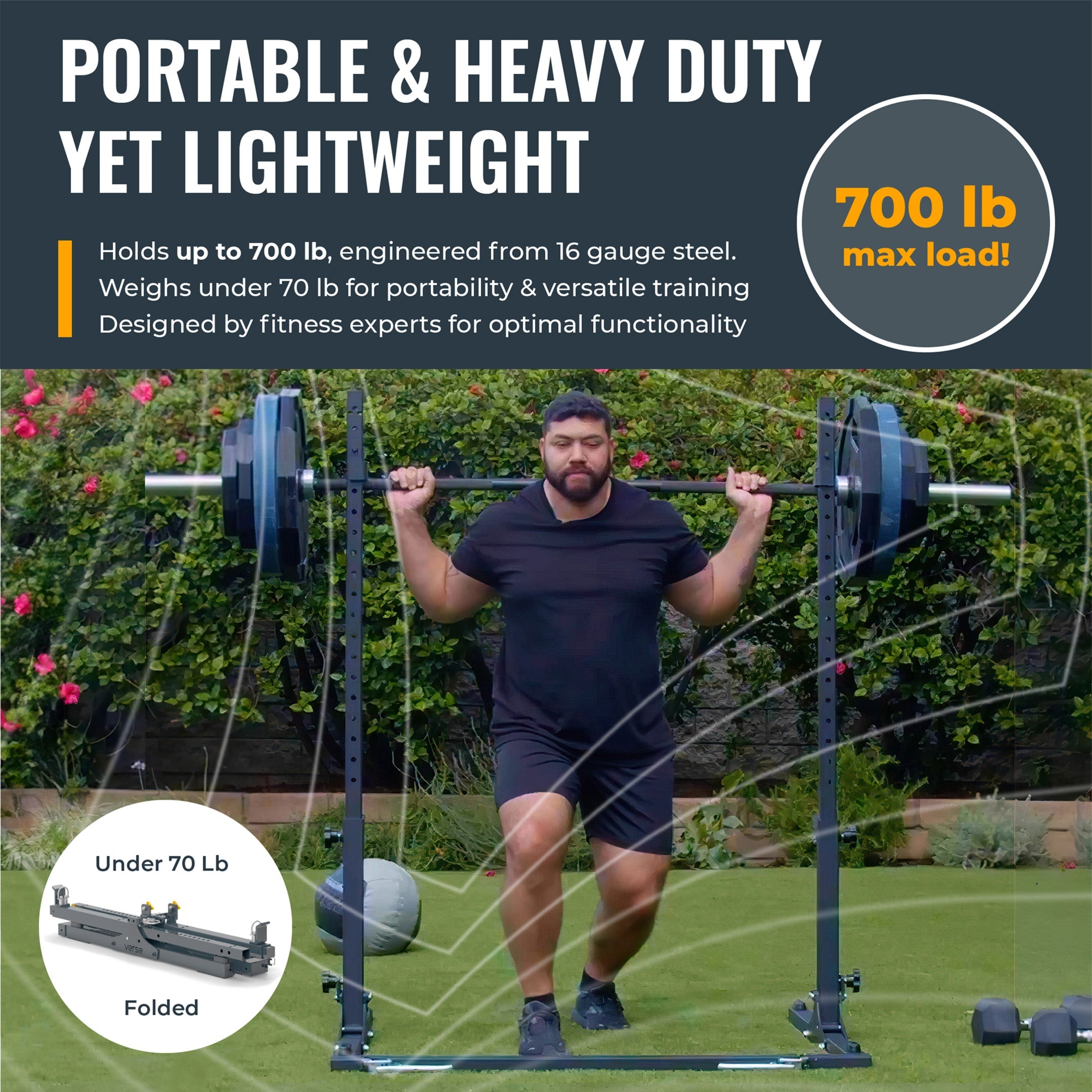 Verse® Agile Rack — Folding and Portable