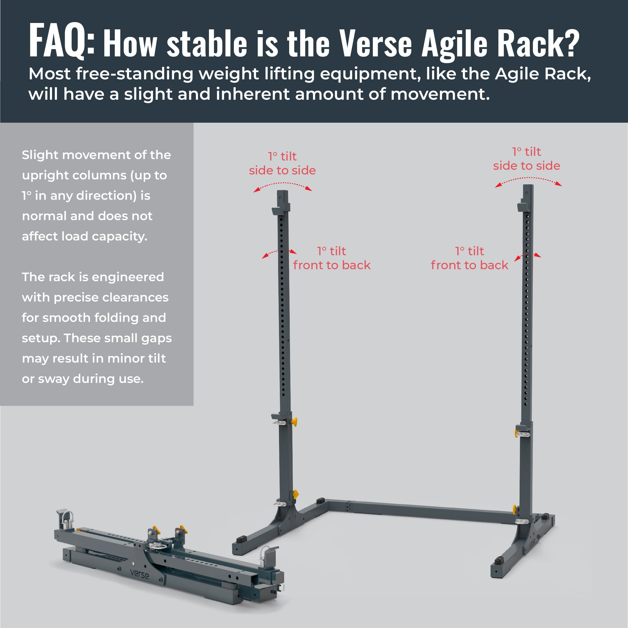Verse® Agile Rack — Folding and Portable