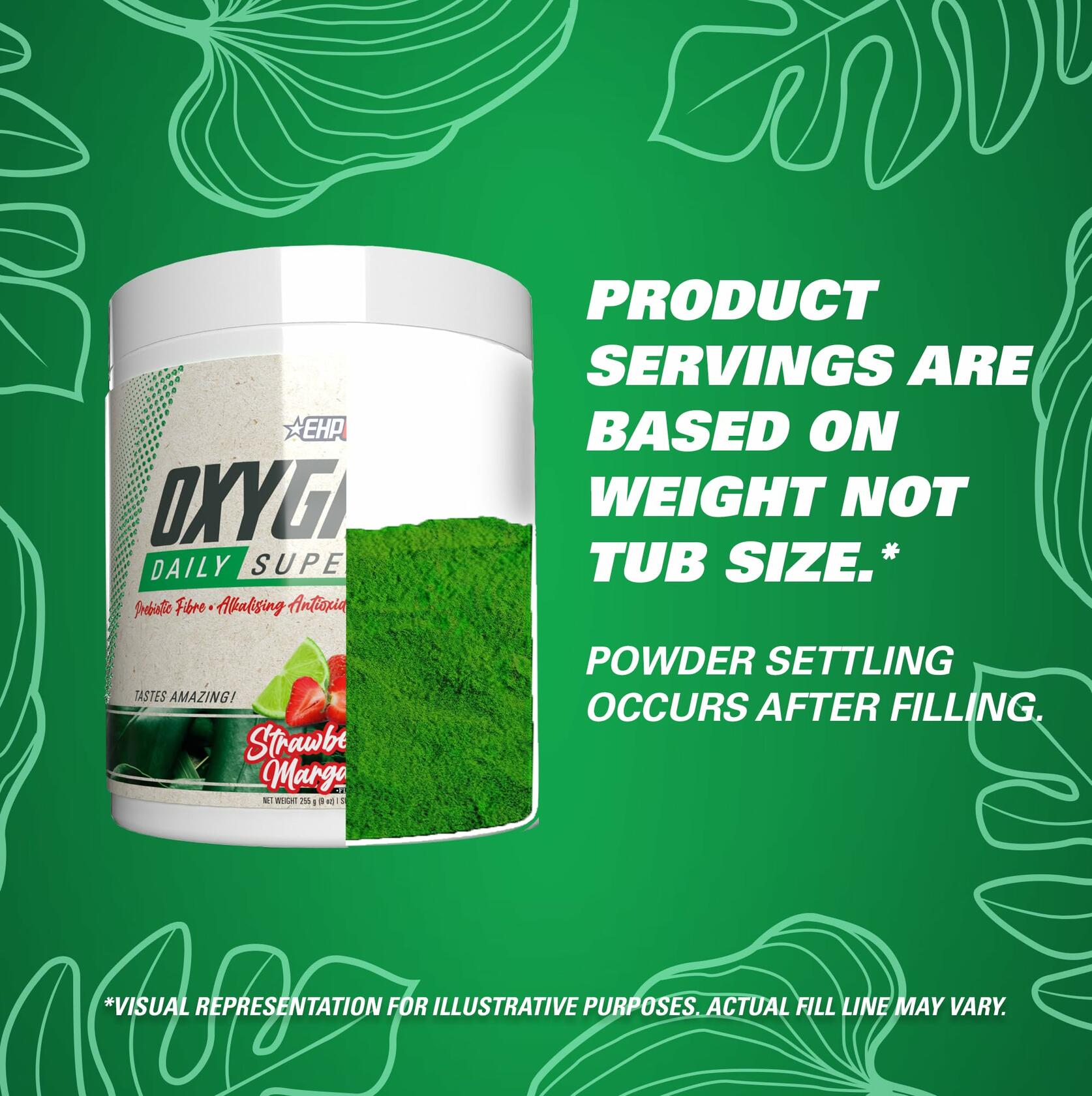 EHP Labs OxyGreens Super Greens Powder | Strawberry Margarita