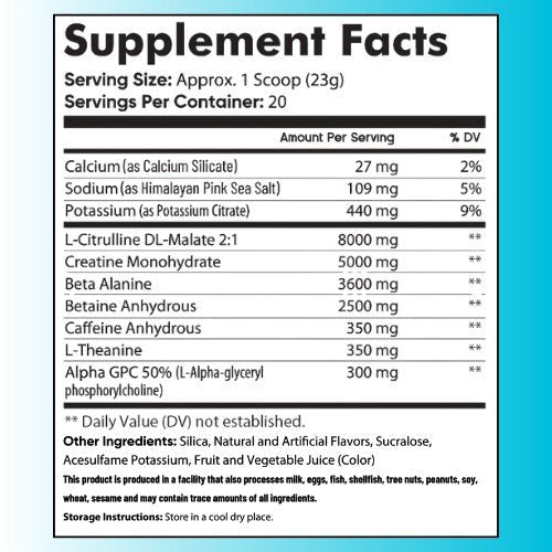 Pure Hype // High Stim Preworkout